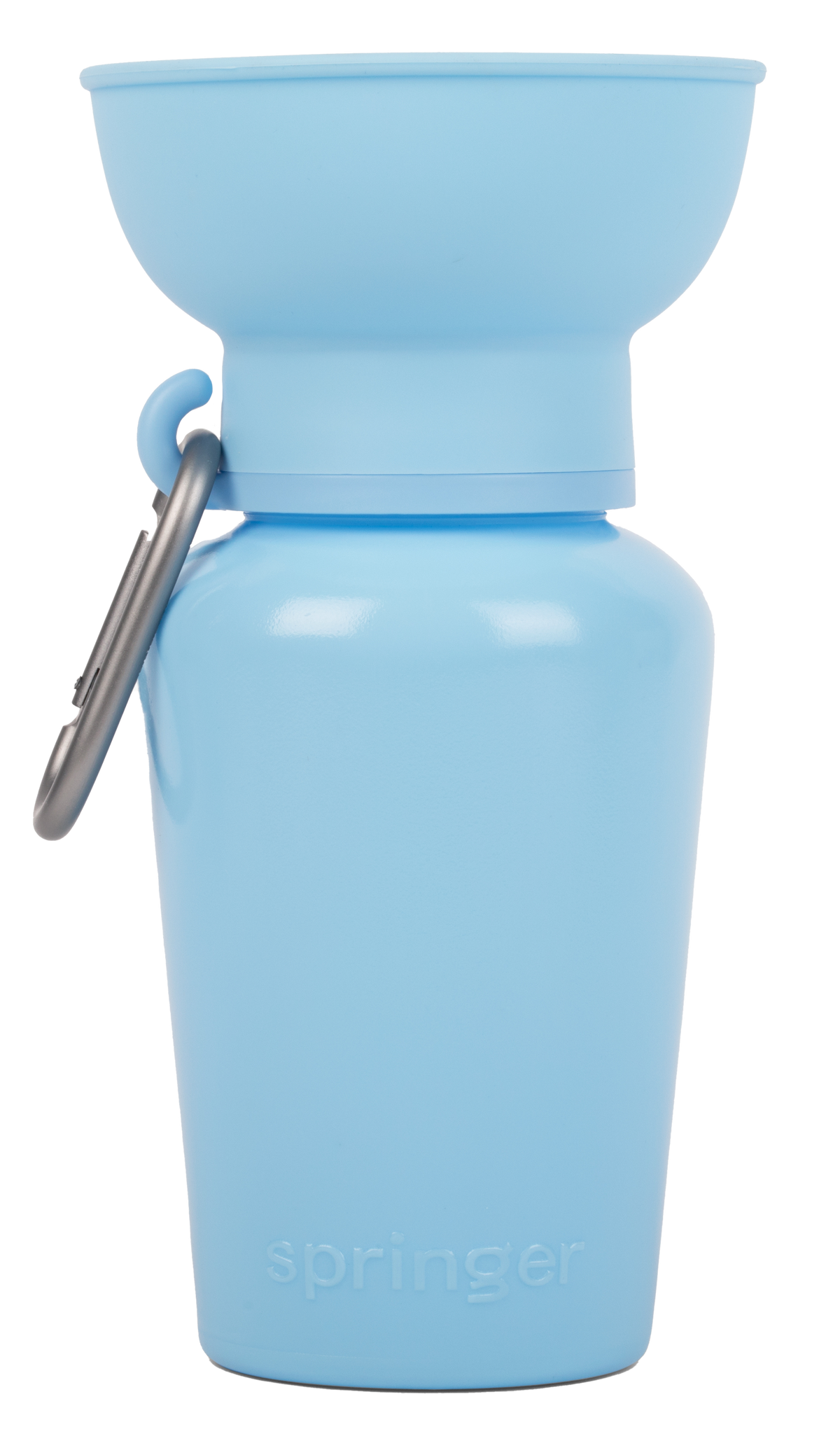 Springer Flip Dog Travel Water Bottle Sky Blue