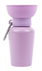 Springer Flip Dog Travel Water Bottle Lilac