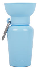 Springer Flip Dog Travel Water Bottle Sky Blue
