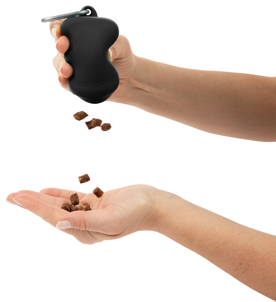 Silicone Dog Treat Dispenser Black