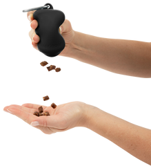 Silicone Dog Treat Dispenser Black