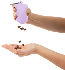 Silicone Dog Treat Dispenser Lilac