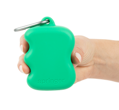 Silicone Dog Treat Dispenser Springer Green