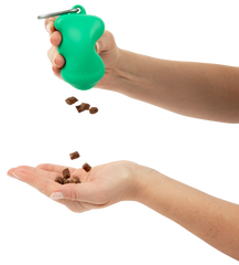 Silicone Dog Treat Dispenser Springer Green