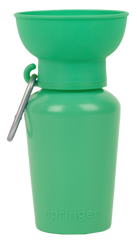 Springer Flip Dog Travel Water Bottle Springer Green