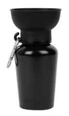 Springer Flip Dog Travel Water Bottle Springer Black