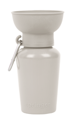 Springer Flip Dog Travel Water Bottle Oat